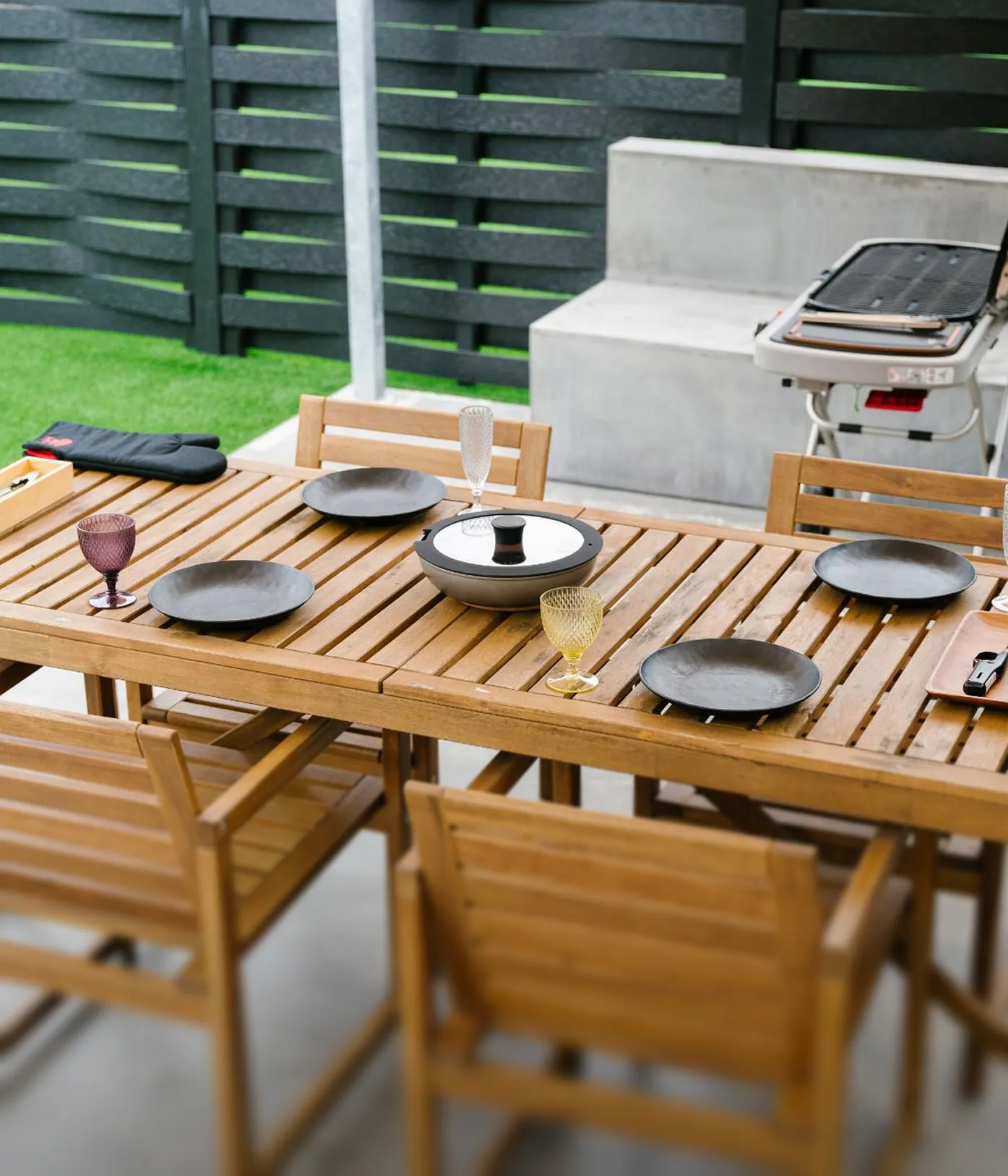 屋外BBQ設備